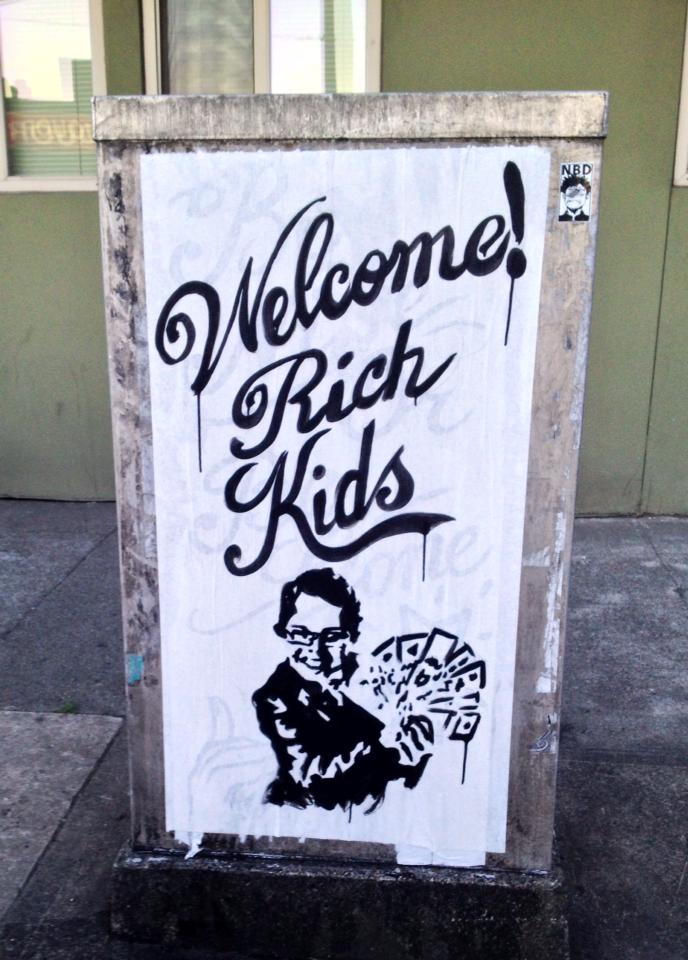 A sign welcoming new residents to Seattle's Capitol Hill neighborhood. Source: Joe Wolf / Flickr