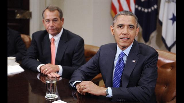President Obama and House Speaker John Boehner (Pool/Getty Images)