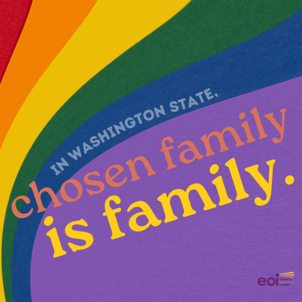 Graphic says chosen family is family