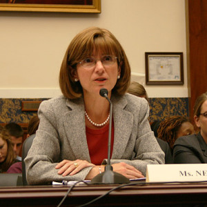 Debra Ness, president of the National Partnership, testifying before Congress on FMLA in 2009 