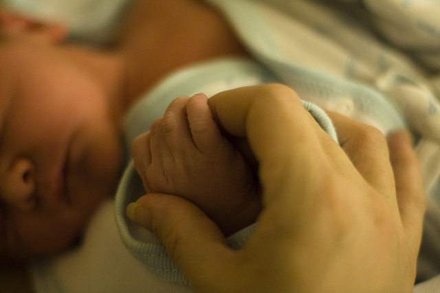 newborn hands